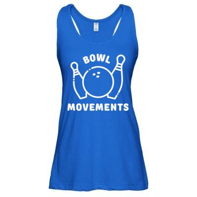 Bowl Movements Funny Bowling Team Ladies Essential Flowy Tank