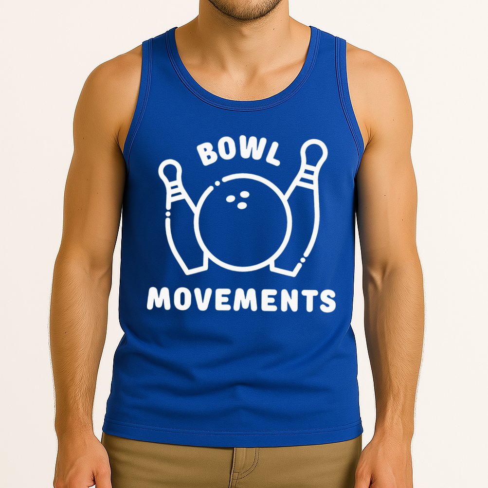 Bowl Movements Funny Bowling Team Tank Top