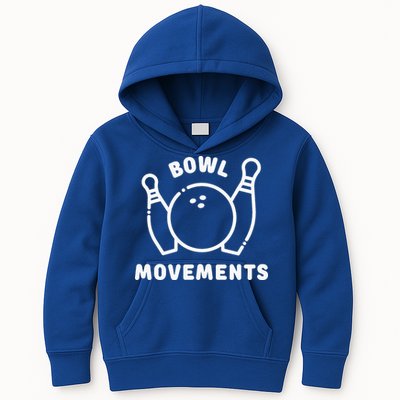 Bowl Movements Funny Bowling Team Kids Hoodie