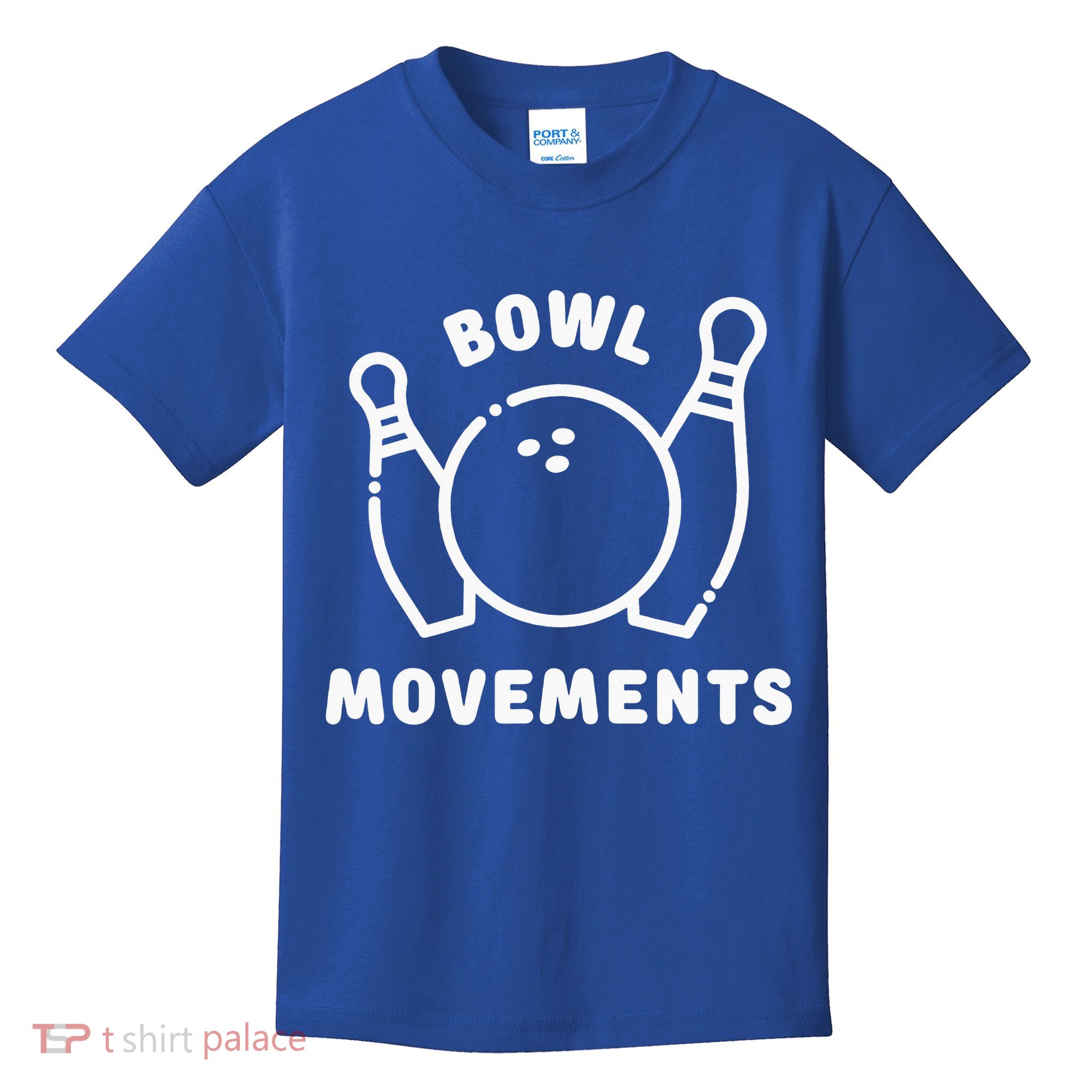 Bowl Movements Funny Bowling Team Kids T-Shirt