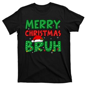 Bruh Meme Funny Saying Bro Greeting Teens Christmas T-Shirt