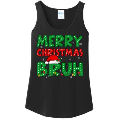 Bruh Meme Funny Saying Bro Greeting Teens Christmas Ladies Essential Tank