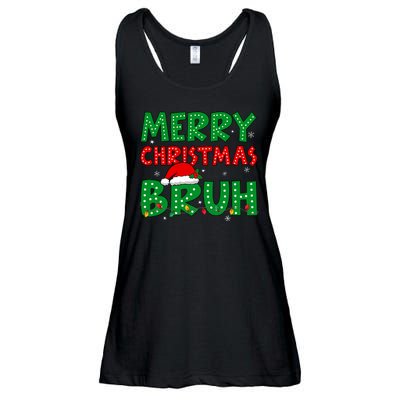 Bruh Meme Funny Saying Bro Greeting Teens Christmas Ladies Essential Flowy Tank