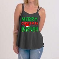 Bruh Meme Funny Saying Bro Greeting Teens Christmas Women's Strappy Tank