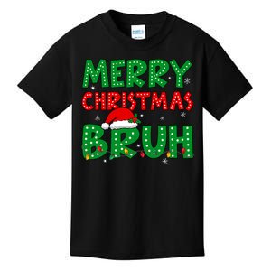 Bruh Meme Funny Saying Bro Greeting Teens Christmas Kids T-Shirt