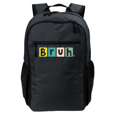 Bruh Meme Funny Saying Brother Greeting Teen Daily Commute Backpack