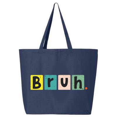 Bruh Meme Funny Saying Brother Greeting Teen 25L Jumbo Tote