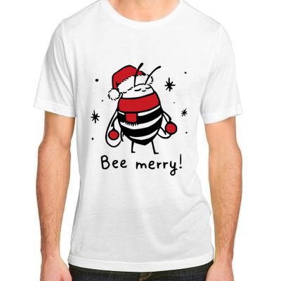 Bee Merry Funny Christmas Gift Bee Lover Adult ChromaSoft Performance T-Shirt