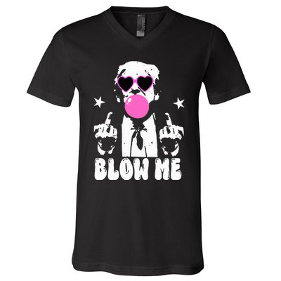 Blow Me Funny Trump Donald Trump 2024 V-Neck T-Shirt