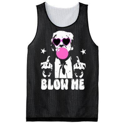 Blow Me Funny Trump Donald Trump 2024 Mesh Reversible Basketball Jersey Tank