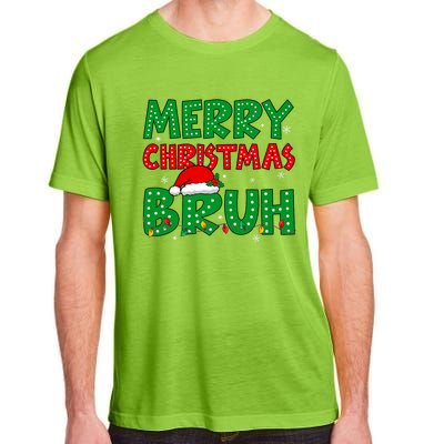 Bruh Meme Funny Saying Bro Greeting Teens Christmas Adult ChromaSoft Performance T-Shirt