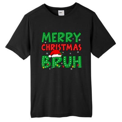 Bruh Meme Funny Saying Bro Greeting Teens Christmas Tall Fusion ChromaSoft Performance T-Shirt