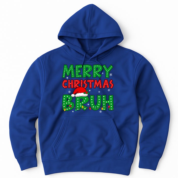 Bruh Meme Funny Saying Bro Greeting Teens Christmas Hoodie