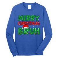 Bruh Meme Funny Saying Bro Greeting Teens Christmas Long Sleeve Shirt