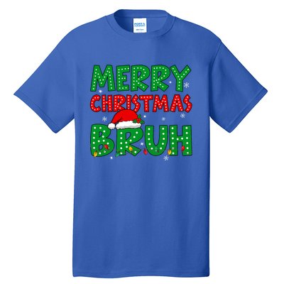 Bruh Meme Funny Saying Bro Greeting Teens Christmas Tall T-Shirt