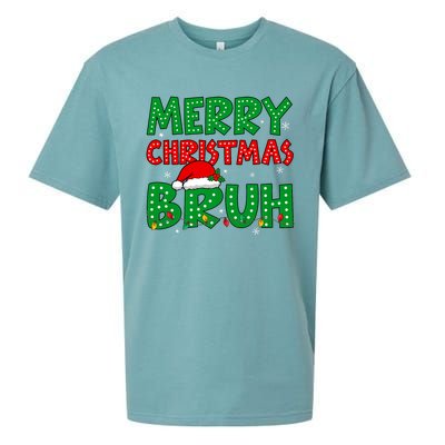 Bruh Meme Funny Saying Bro Greeting Teens Christmas Sueded Cloud Jersey T-Shirt