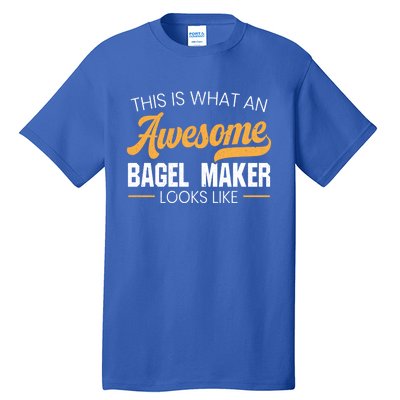 Bagel Maker Foodie Bread Bakery Food Jewish Sesame Sead Gift Tall T-Shirt