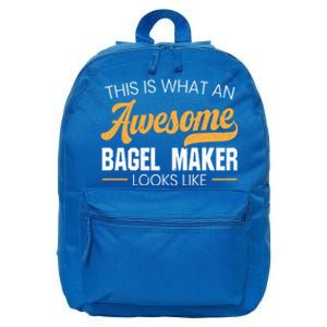 Bagel Maker Foodie Bread Bakery Food Jewish Sesame Sead Gift 16 in Basic Backpack