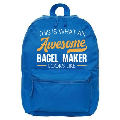 Bagel Maker Foodie Bread Bakery Food Jewish Sesame Sead Gift 16 in Basic Backpack