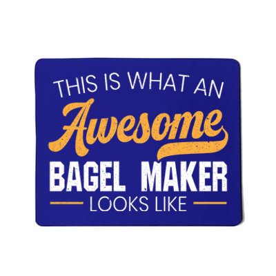 Bagel Maker Foodie Bread Bakery Food Jewish Sesame Sead Gift Mousepad