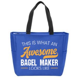 Bagel Maker Foodie Bread Bakery Food Jewish Sesame Sead Gift Zip Tote Bag