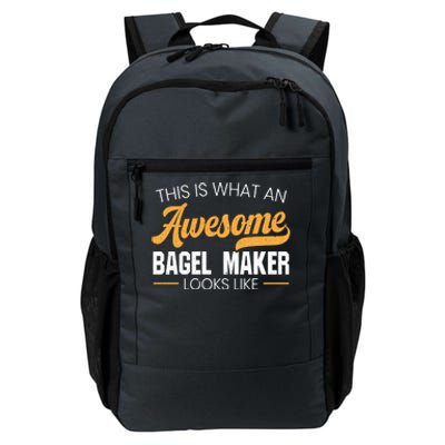 Bagel Maker Foodie Bread Bakery Food Jewish Sesame Sead Gift Daily Commute Backpack