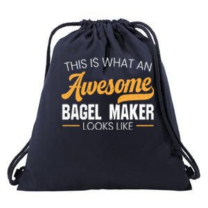 Bagel Maker Foodie Bread Bakery Food Jewish Sesame Sead Gift Drawstring Bag