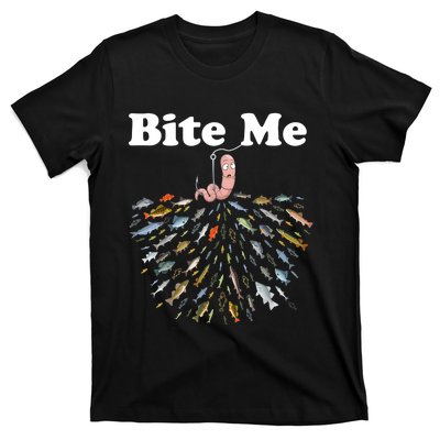 Bite Me Fishing Gift For Fishing Lovers T-Shirt