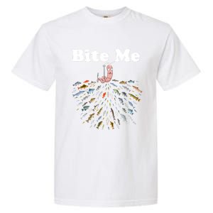 Bite Me Fishing Gift For Fishing Lovers Garment-Dyed Heavyweight T-Shirt