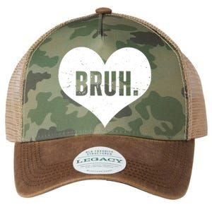 Bruh Meme Funny Valentine Legacy Tie Dye Trucker Hat