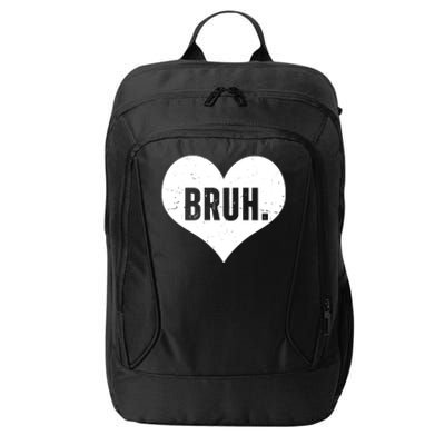 Bruh Meme Funny Valentine City Backpack