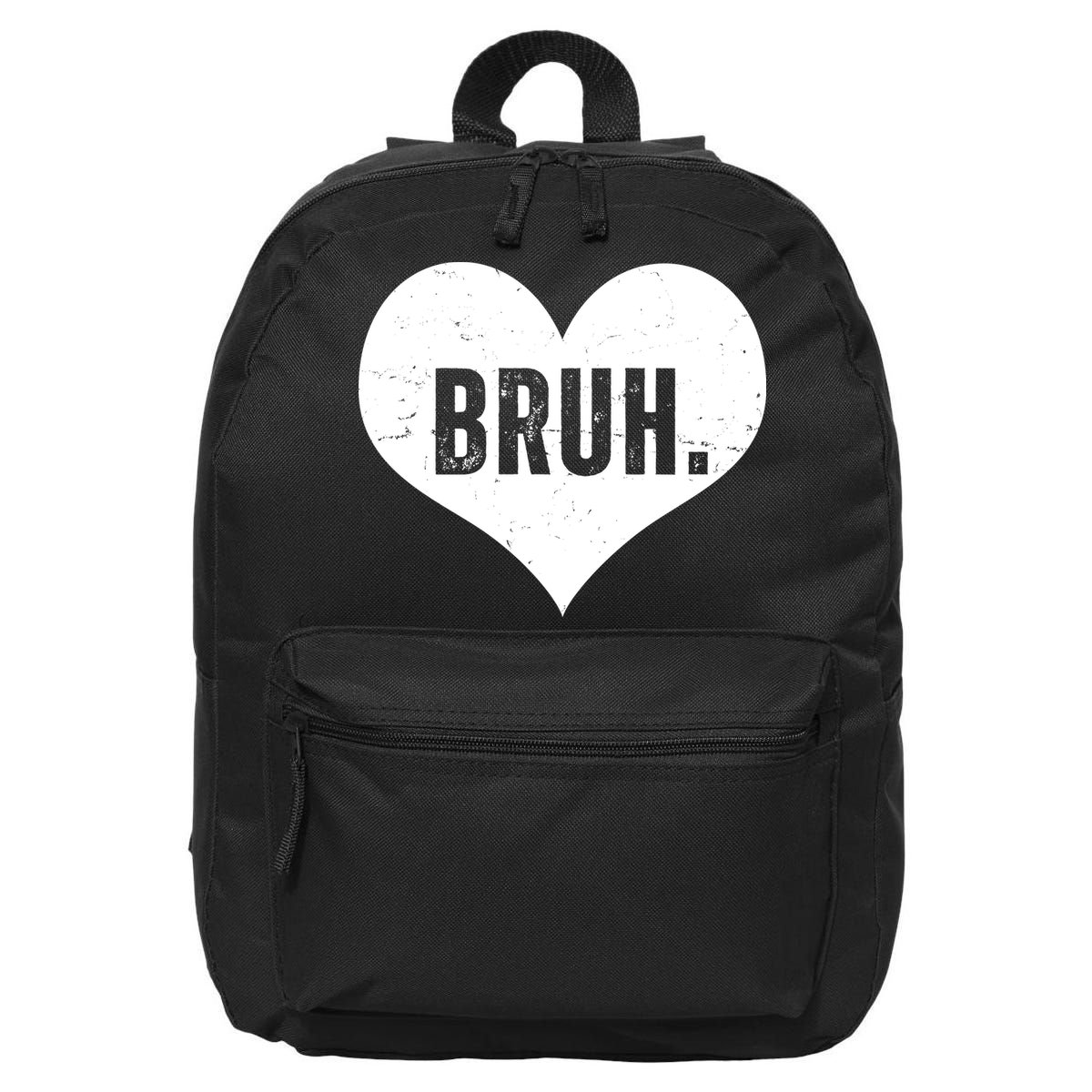 Bruh Meme Funny Valentine 16 in Basic Backpack