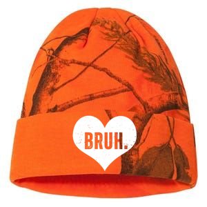 Bruh Meme Funny Valentine Kati Licensed 12" Camo Beanie