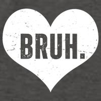 Bruh Meme Funny Valentine Vector Backpack