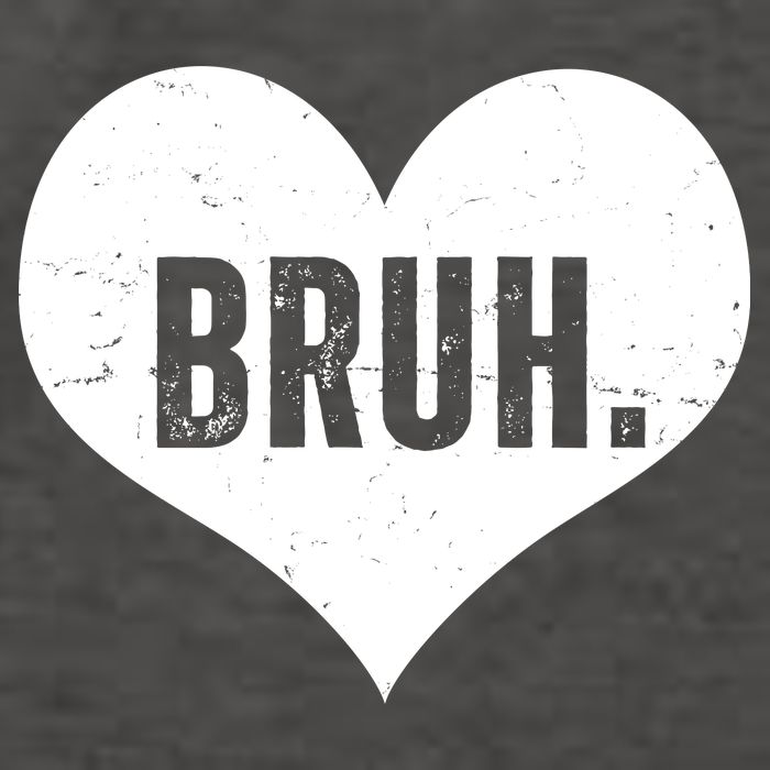 Bruh Meme Funny Valentine Vector Backpack