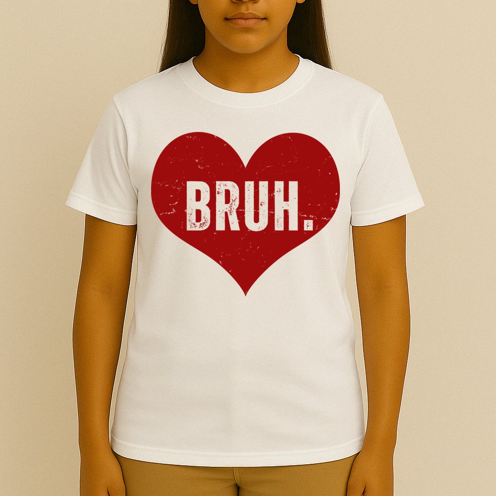 Bruh Meme Funny Valentine T-Shirt
