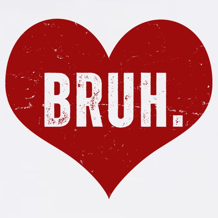 Bruh Meme Funny Valentine Adult Drive Performance Visor