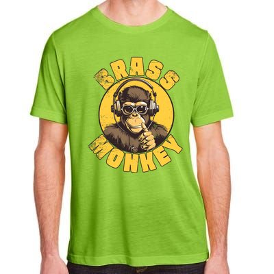 Brass Monkey Funny Cool Music Adult ChromaSoft Performance T-Shirt