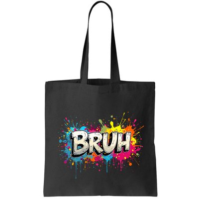 Bruh Meme Funny Saying Teens Graffiti Aesthetic Bag