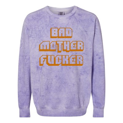 Bad Mother Fucker Colorblast Crewneck Sweatshirt