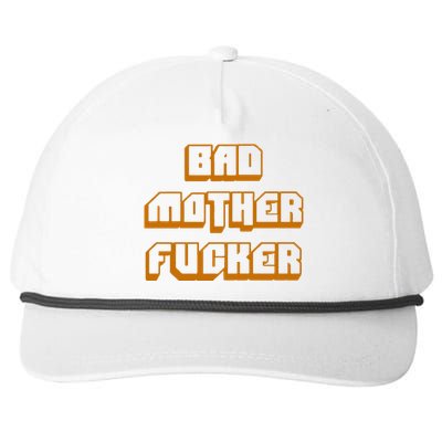 Bad Mother Fucker Snapback Five-Panel Rope Hat