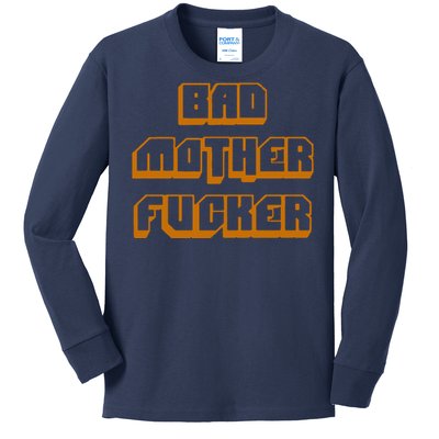 Bad Mother Fucker Kids Long Sleeve Shirt