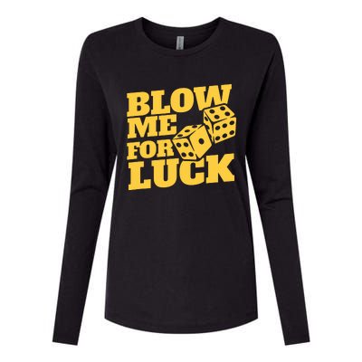 Blow Me For Luck Womens Cotton Relaxed Long Sleeve T-Shirt