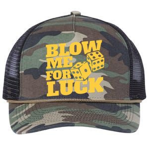 Blow Me For Luck Retro Rope Trucker Hat Cap