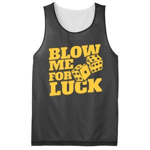 Blow Me For Luck Mesh Reversible Basketball Jersey Tank