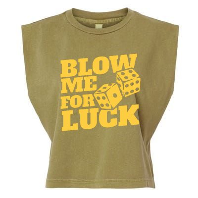 Blow Me For Luck Garment-Dyed Women's Muscle Tee