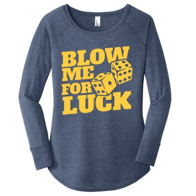 Blow Me For Luck Women's Perfect Tri Tunic Long Sleeve Shirt