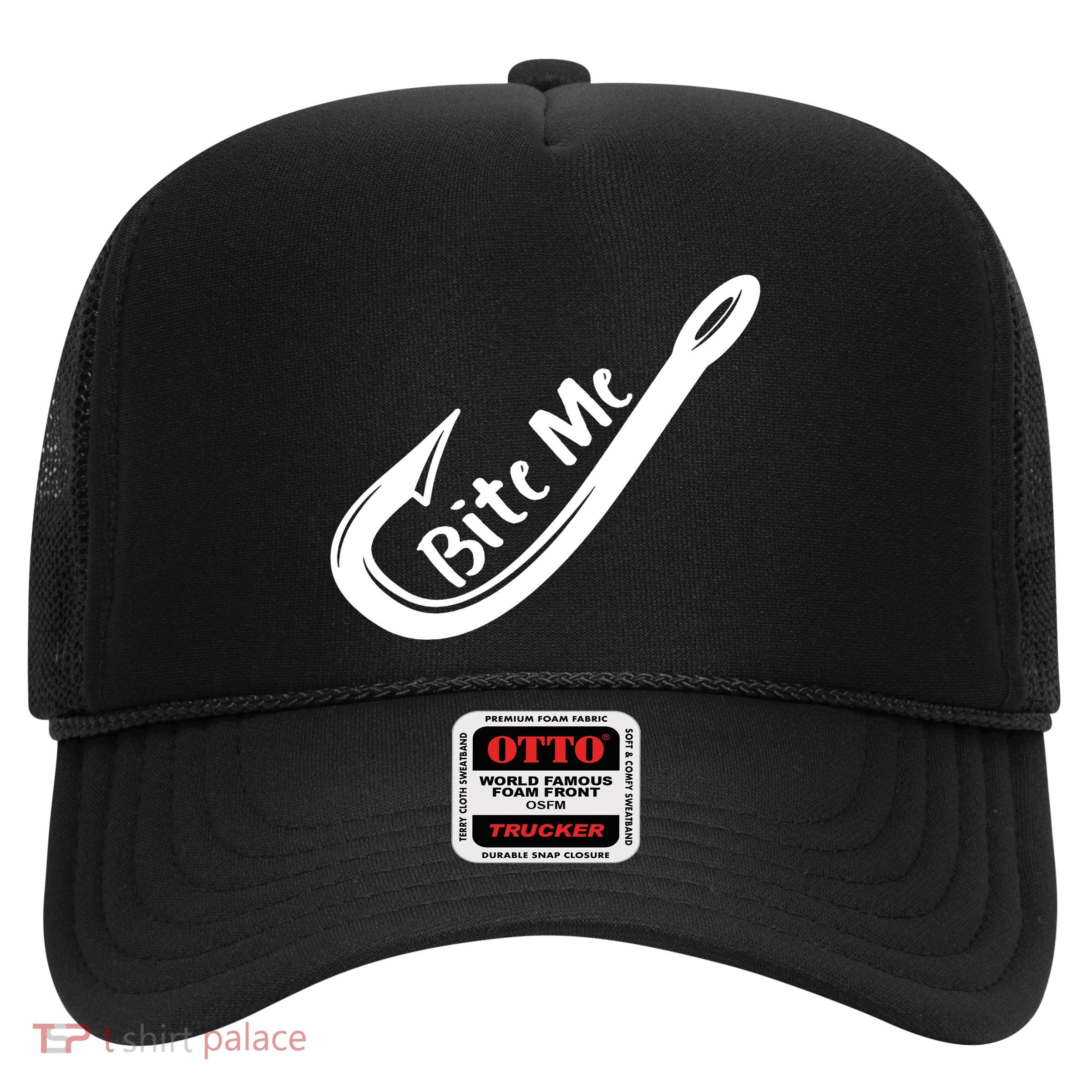 Bite Me Fish Hook Trucker Hat