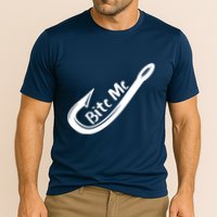 Bite Me Fish Hook Cooling Performance Crew T-Shirt