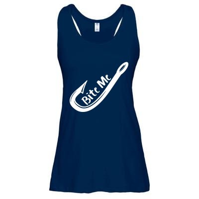 Bite Me Fish Hook Ladies Essential Flowy Tank